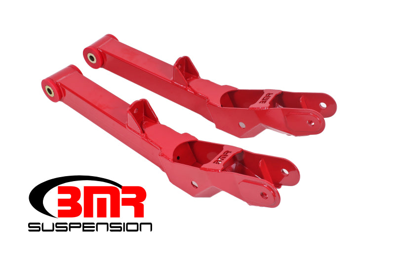 BMR 10-15 5th Gen Camaro Non-Adj. Rear Lower Control Arms (Polyurethane) - Red - GTR Auto