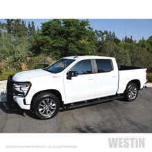 Load image into Gallery viewer, Westin 2019 Chevrolet Silverado/Sierra 1500 Crew Cab (5.5ft) R5 Modular Nerf Step Bars - Black - GTR Auto