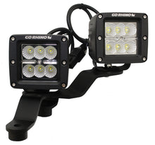Load image into Gallery viewer, Go Rhino 18-20 Jeep Wrangler JL/JLU/Gladiator JT Light Mount - Two 3in Cubes Offset - GTR Auto