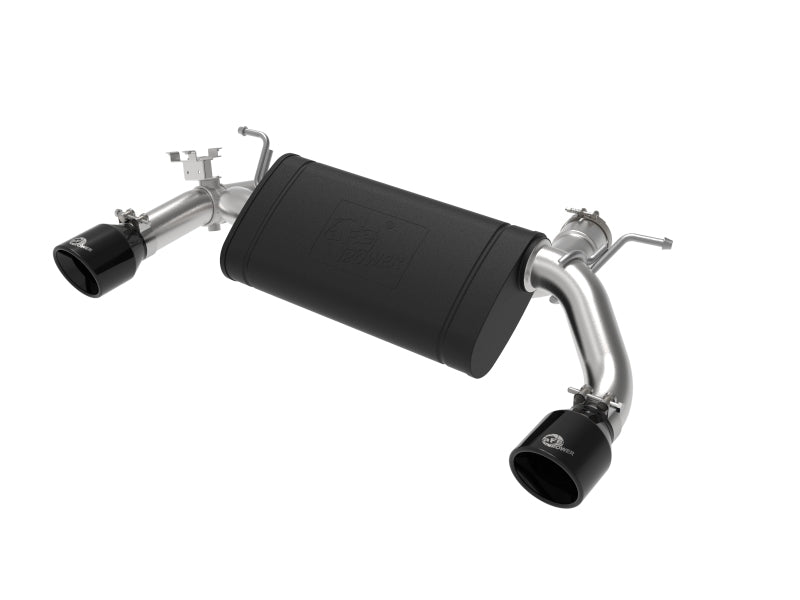 aFe MACHForce XP 3in to 2.5in 304 SS Axle-Back Exhaust w/ Black Tips 14-16 BMW M235i - GTR Auto