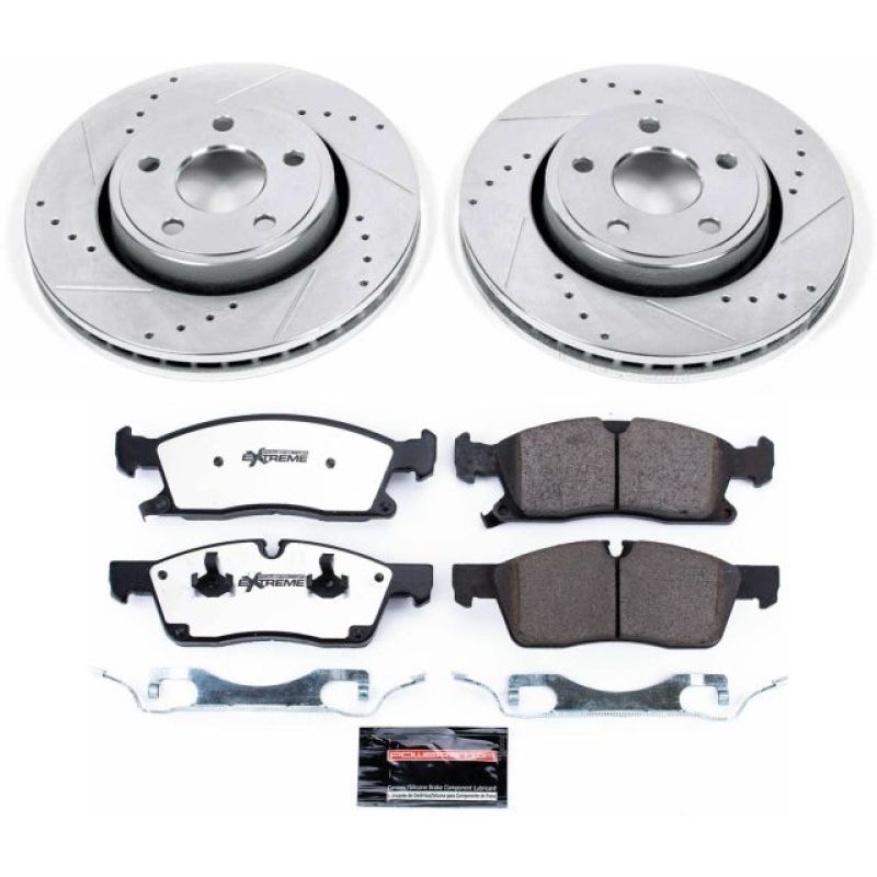Power Stop 11-19 Dodge Durango Front Z36 Truck & Tow Brake Kit K5951-36