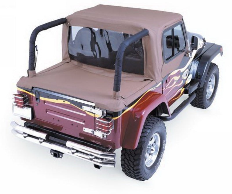 Rampage 1992-1995 Jeep Wrangler(YJ) Cab Soft Top And Tonneau Cover - Spice Denim - GTR Auto