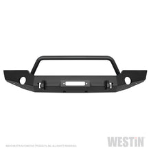 Load image into Gallery viewer, Westin 18-19 Jeep Wrangler JL WJ2 Full Width Front Bumper w/Bull Bar Textured Black - GTR Auto