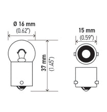 Load image into Gallery viewer, Hella Bulb 57 12V 3W BA9s G4.5 - GTR Auto