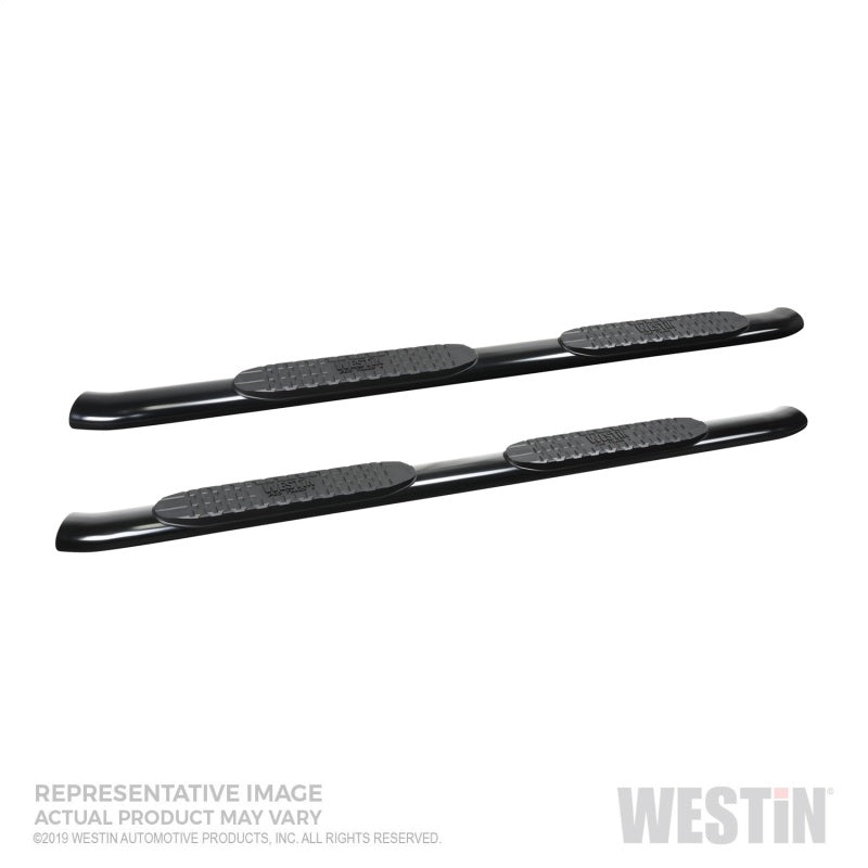 Westin 19-20 Chevrolet/GMC Silverado/Sierra 1500 Double Cab PRO TRAXX 4 Oval Nerf Step Bars - Black - GTR Auto