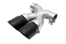 Load image into Gallery viewer, SOUL 17+ Porsche 718 Cayman / Boxster Bolt-On X-Pipe w/ Tips - Slash Cut Satin Black Tips