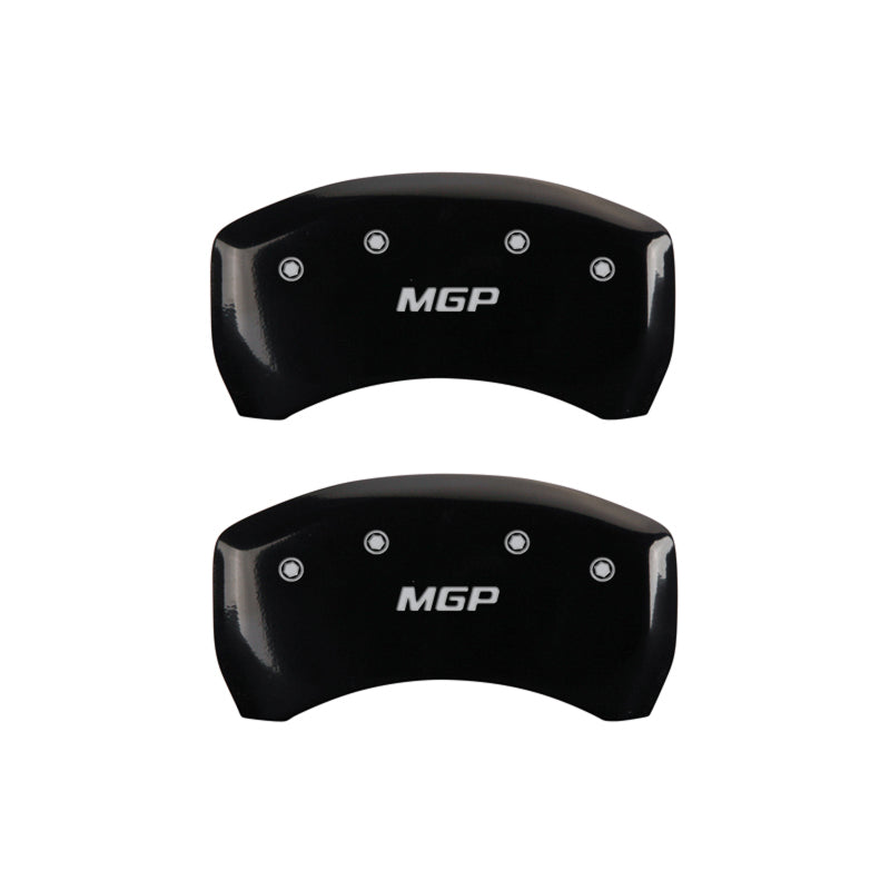 MGP 4 Caliper Covers Engraved Front & Rear MGP Black Finish Silver Characters 2016 BMW I8 - GTR Auto