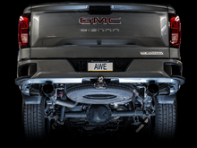 Load image into Gallery viewer, AWE Tuning 4th Gen GM 1500 5.3L 0FG Cat-Back Split Rear Exit (Flat Bumper) - Dual Diamond Tips
