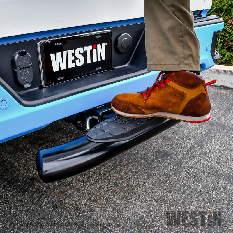 Westin PRO TRAXX 5 Hitch Step 27in Step 2in Receiver - Black - GTR Auto