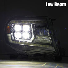 Load image into Gallery viewer, AlphaRex 05-11 Toyota Tacoma NOVA LED Projector Headlights Plank Style Alpha Black w/Activ Light/DRL - GTR Auto
