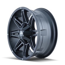 Load image into Gallery viewer, Mayhem 8090 Rampage 18x9 / 5x150 BP / 18mm Offset / 110mm Hub Matte Black Wheel - GTR Auto