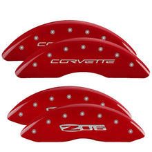 Load image into Gallery viewer, MGP Front set 2 Caliper Covers Engraved Front Bowtie Yellow finish black ch - GTR Auto