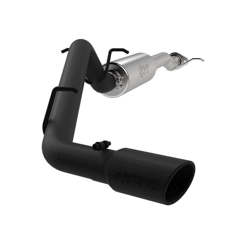 MBRP 17+ Chevrolet Colorado 2.5L/3.6L 3in Cat Back Single Side Exit w/ 4in Tip - Back Coated - GTR Auto