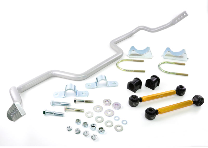 Whiteline 05+ Ford Mustang Coupe 8 cyl (Inc Shelby GT / GT500) Rear 27mm Heavy Duty Adj Swaybar - GTR Auto