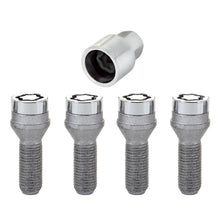 Load image into Gallery viewer, McGard Wheel Lock Bolt Set - 4pk. (Cone Seat) M12X1.75 / 19mm Hex / 28.9mm Shank Length - Chrome - GTR Auto