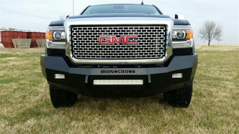 Iron Cross 16-18 GMC Sierra 1500 Low Profile Front Bumper - Matte Black