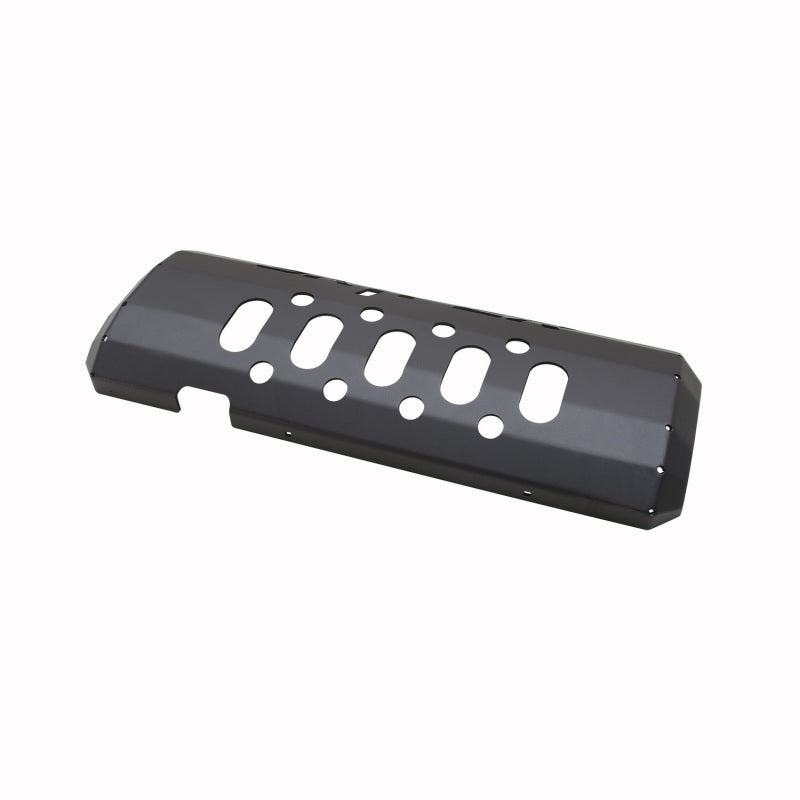 Westin/Snyper 07-17 Jeep Wrangler Muffler Skid Plate - Textured Black - GTR Auto