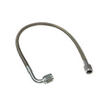 Load image into Gallery viewer, Fragola -4AN PFTE Ext Black Hose Assembly Straight x 90 Degree 14in 412-1-2-14BL