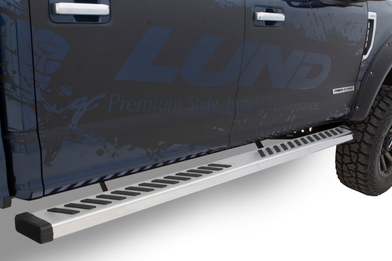 Lund 15-18 Ford F-150 SuperCrew Summit Ridge 2.0 Running Boards - Stainless - GTR Auto
