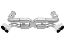 Load image into Gallery viewer, SOUL 00-05 Porsche 996 Turbo Sport X-Pipe Exhaust (iw/ 200 Cell Cats) - X-50 Style Pol. Chrome Tips