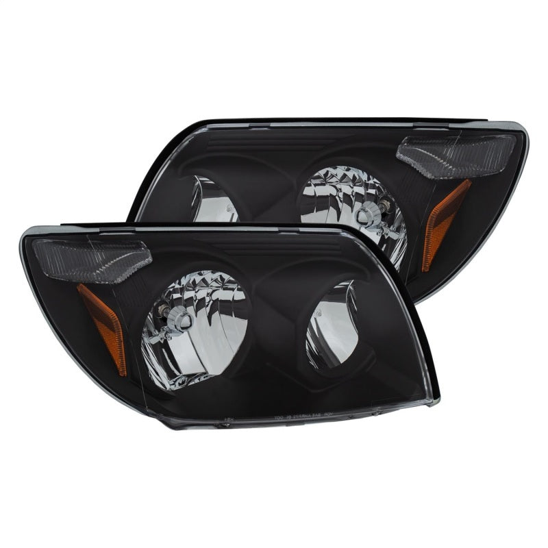 ANZO 2003-2005 Toyota 4Runner Crystal Headlights Black - GTR Auto