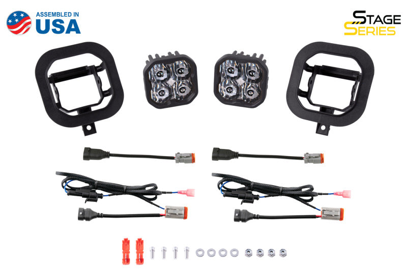 Diode Dynamics SS3 Pro Type SD Kit ABL - White SAE Fog