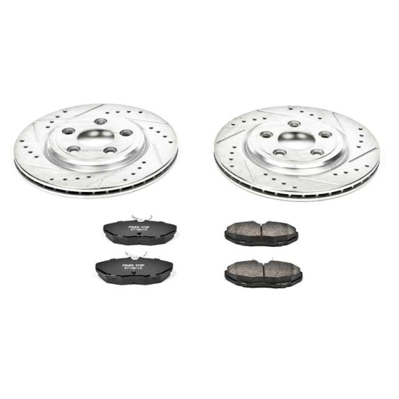 Power Stop 2005 Jaguar Vanden Plas Rear Z23 Evolution Sport Brake Kit K1361