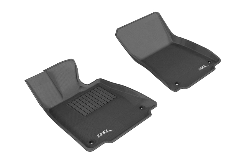3D MAXpider 2014-2020 Lexus IS Kagu 1st Row Floormat - Black - GTR Auto