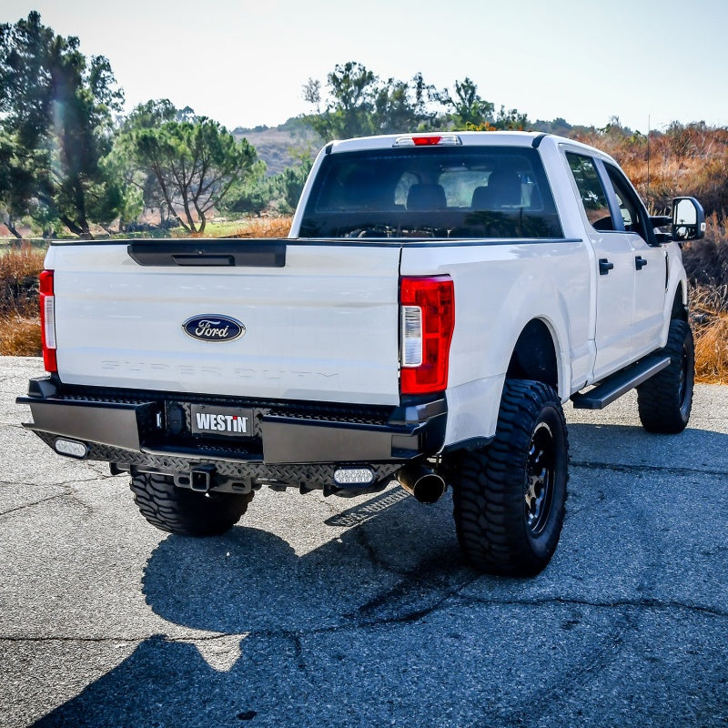 Westin 17-21 Ford F-250/350 HDX Bandit Rear Bumper - Black - GTR Auto