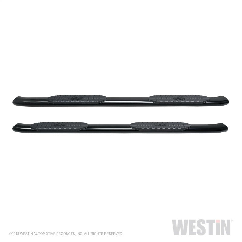 Westin 2019 Chevrolet Silverado/Sierra 1500 Crew Cab Non LD PRO TRAXX 5 Oval Nerf Step Bars - Black - GTR Auto