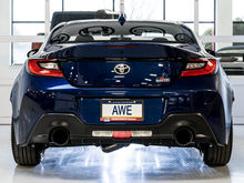 Load image into Gallery viewer, AWE Tuning Subaru BRZ/ Toyota GR86/ Toyota 86 Touring Edition Cat-Back Exhaust- Diamond Black Tips