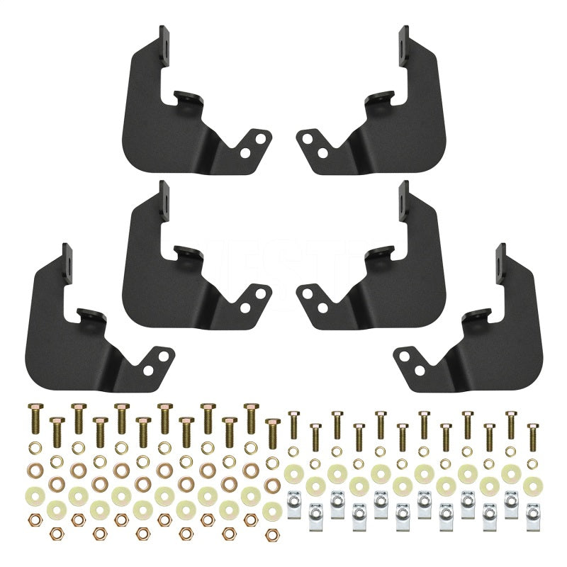 Westin 15-22 Chevrolet Colorado / GMC Canyon Crew Cab Outlaw Nerf Step Bars - Textured Black - GTR Auto