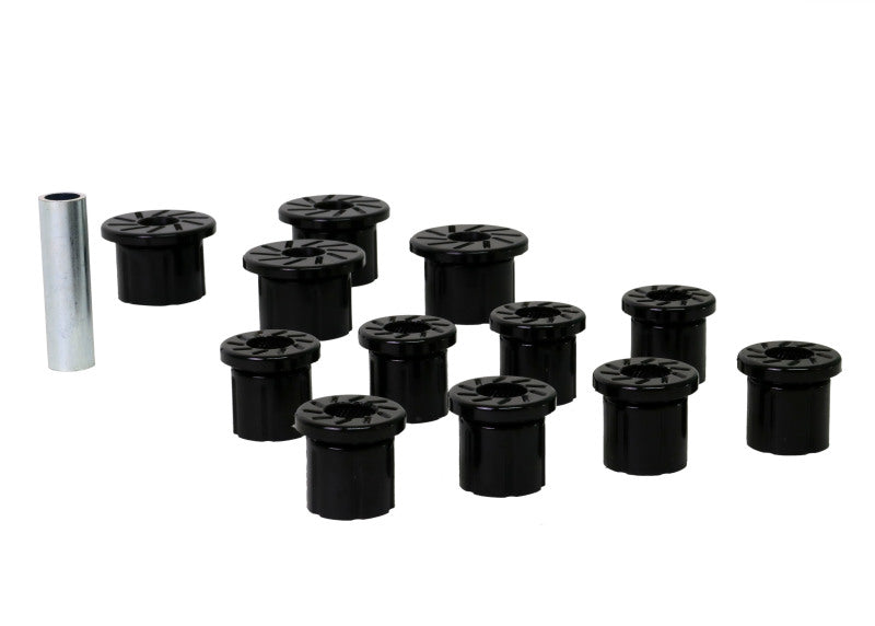 Whiteline 84-89 Toyota 4Runner/Pickup Rear Leaf Spring Shackle Bushing Kit - GTR Auto