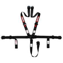 Load image into Gallery viewer, RaceQuip L&amp;L 16.1 5pt 2in Belt PU Lap Black Hardware Black