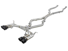 Load image into Gallery viewer, aFe MACH Force-Xp 3.5in. 304 SS C/B Exhaust w/o Muffler 15-18 BMW X5 M V8-4.4L (tt) - Black Tip - GTR Auto