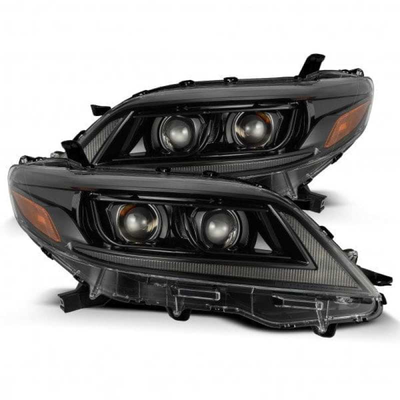 AlphaRex 11-21 Toyota Sienna PRO-Series Proj Headlights Plank Style Alpha Black w/Seq Signal/DRL - GTR Auto