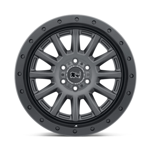 BRDGR 17X8.5 5X5.0 GUN-BLK -34MM