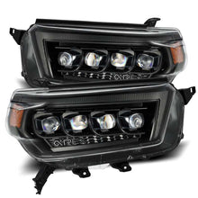 Load image into Gallery viewer, AlphaRex 10-13 Toyota 4Runner NOVA LED Proj Headlights Plank Style Alpha Black w/Seq Signal/DRL - GTR Auto