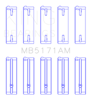 Load image into Gallery viewer, King Engine Bearings Mazda FS-DE L4/FP L4/FS L4  DOHC 16 Valve  (Size +1.0) Main Bearing Set