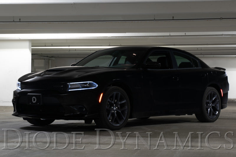 Diode Dynamics 15-21 Dodge Charger LED Sidemarkers - Amber Red (set) - GTR Auto