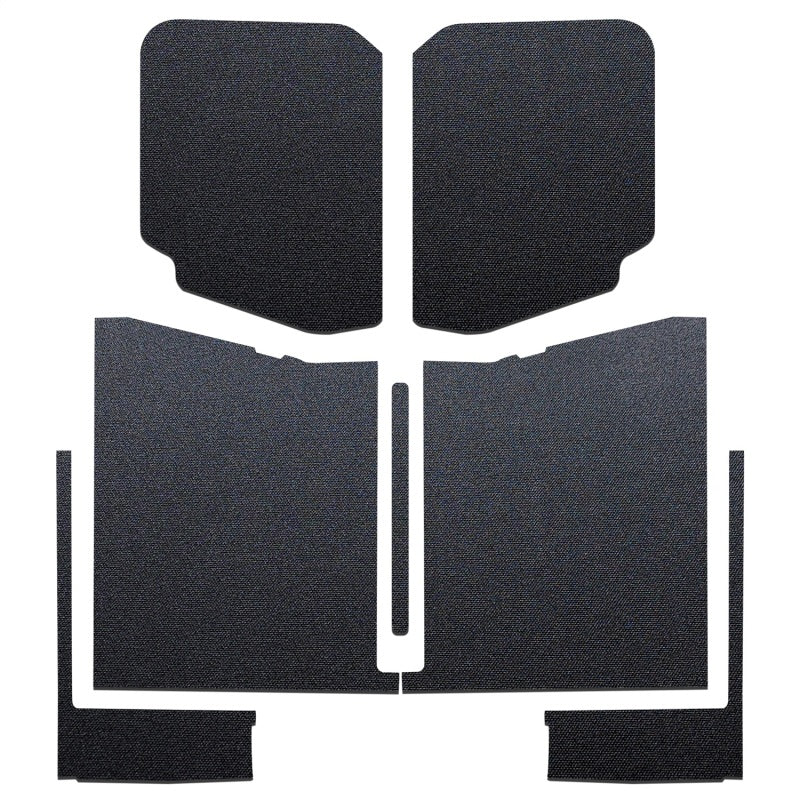 DEI 20-22 Jeep Gladiator JT 4-Door Boom Mat Complete Headliner Kit - 7 Piece - Black - GTR Auto