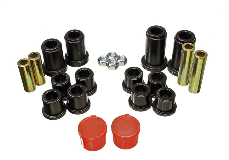 Energy Suspension 07-13 Chevrolet Silverado 1500 4WD Front Control Arm Bushing Set - Black - GTR Auto