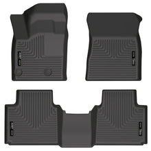 Load image into Gallery viewer, Husky Liners 2022 Mitsubishi Outlander WeatherBeater Front &amp; 2nd Seat Floor Liner - Blk