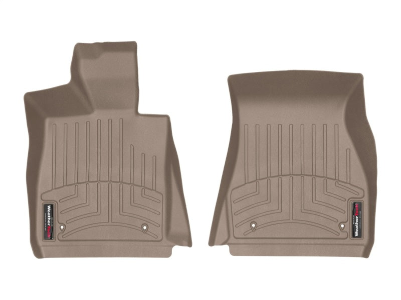WeatherTech 19+ BMW 850i Coupe Front FloorLiner - Tan - GTR Auto