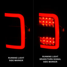 Load image into Gallery viewer, ANZO 2001-2011 Ford  Ranger LED Tail Lights w/ Light Bar Black Housing Clear Lens - GTR Auto