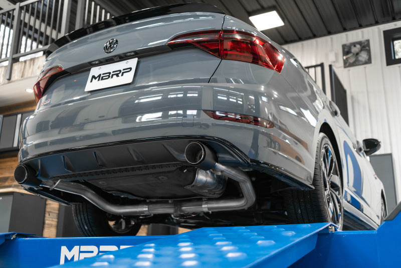 MBRP 19-21 VW Jetta GLI T304 SS 3in Cat-Back Dual Split Rear Exit Exhaust - Carbon Fiber Tips - GTR Auto