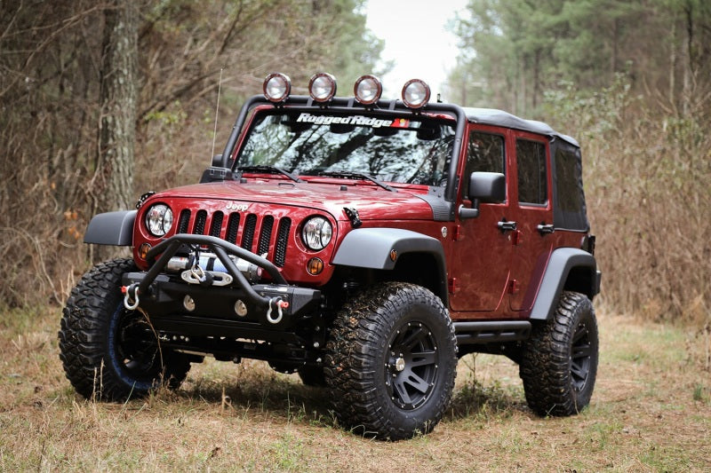 Omix 4-Piece Fender Flare Kit- 07-18 Jeep Wrangler JK - GTR Auto
