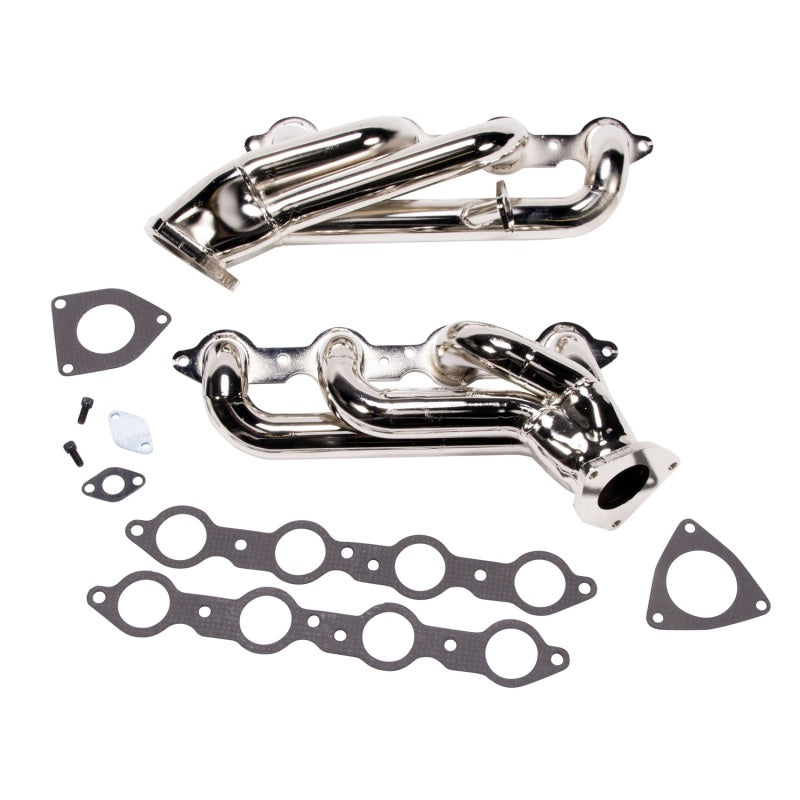 BBK 99-04 GM Truck SUV 6.0 Shorty Tuned Length Exhaust Headers - 1-3/4 Titanium Ceramic - GTR Auto