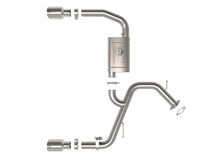 Load image into Gallery viewer, aFe Takeda 22-23 Hyundai Elantra N L4-2.0L (t) 3in 304 SS Axle-Back Exhaust w/ Polished Tips - GTR Auto