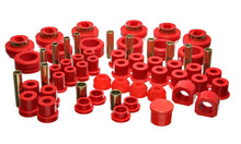 Load image into Gallery viewer, Energy Suspension 81-87 Chevy/GMC 4WD (w/ Aftermarket Frt Springs) Red Hyper-flex Master Bushing Set - GTR Auto